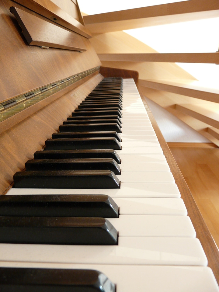 Piano piano keys white