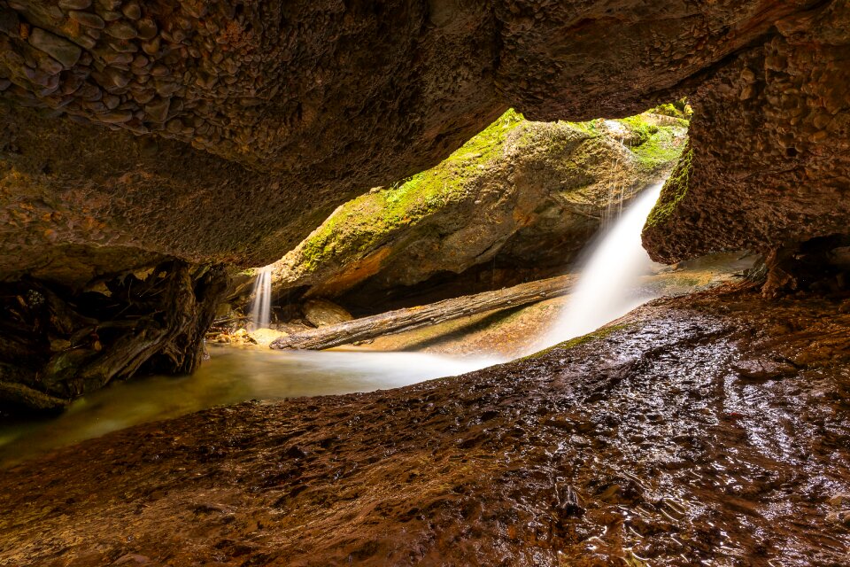 Cave idyllic scenic