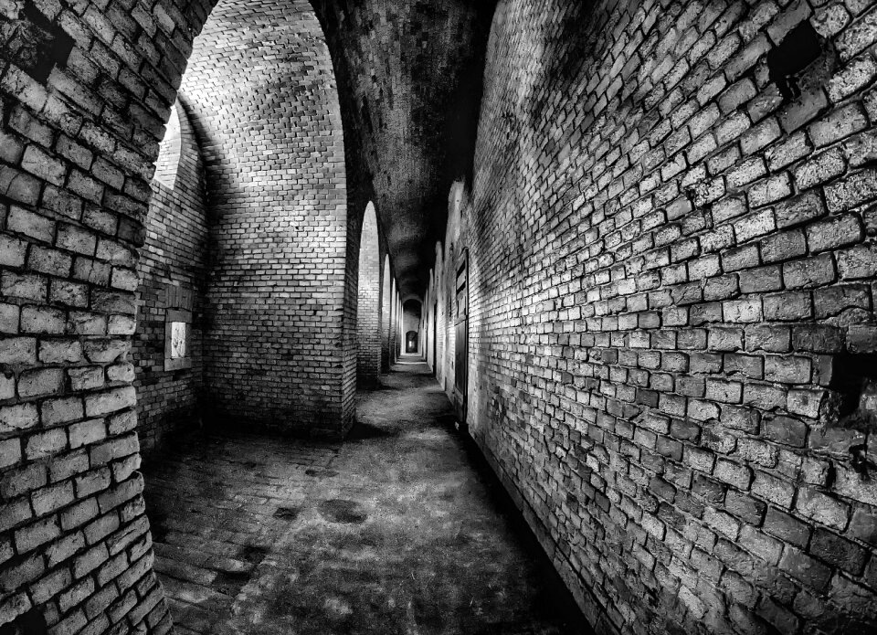 Background brick wall building