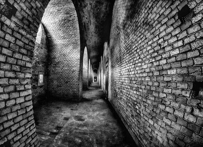 Background brick wall building