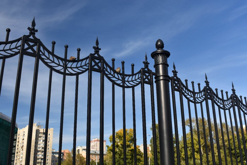 Fencing steel black