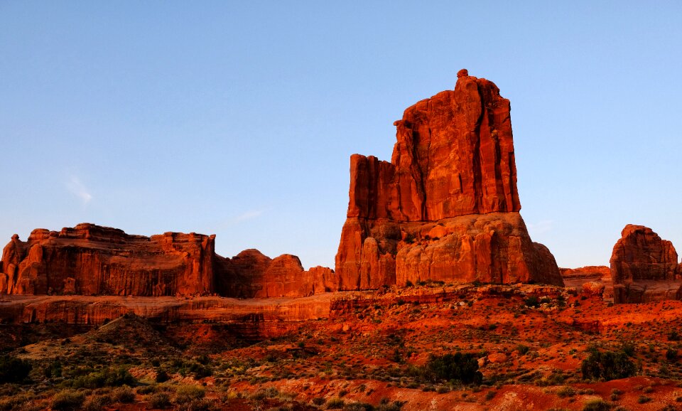 Nature cliff landscape
