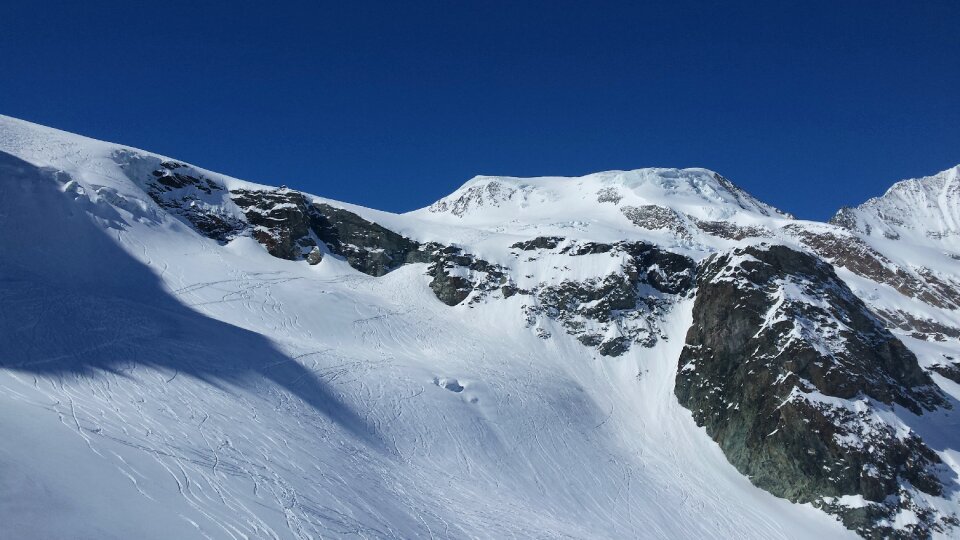 Winter summit valley photo