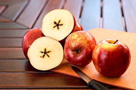 Healthy fresh apple photo