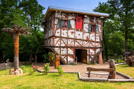 Door building house