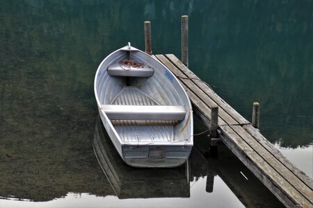 Davos lake scenery photo