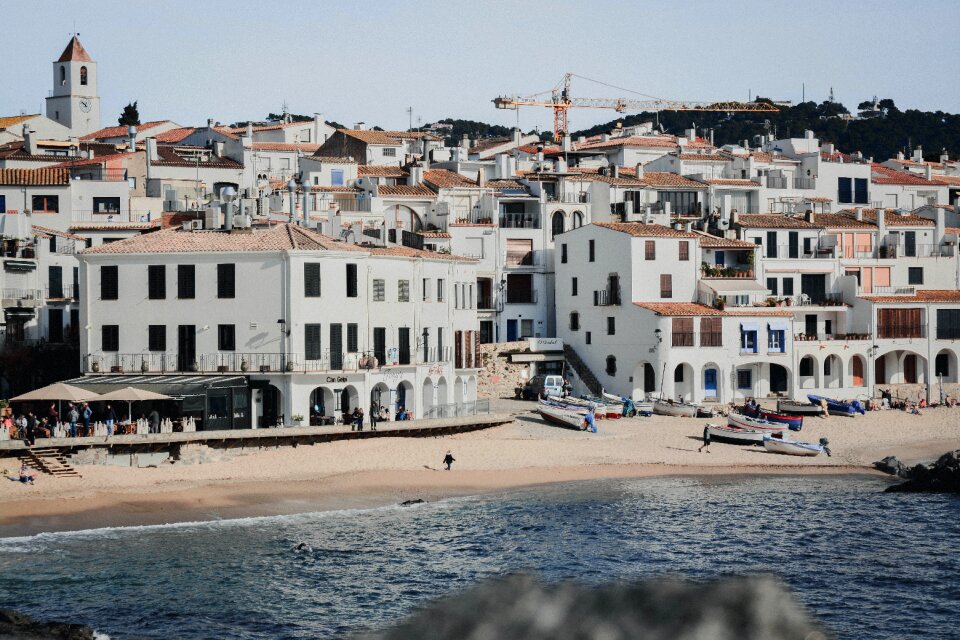 Mediterranean blue beach
