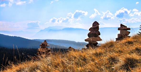 Panorama stone alpine