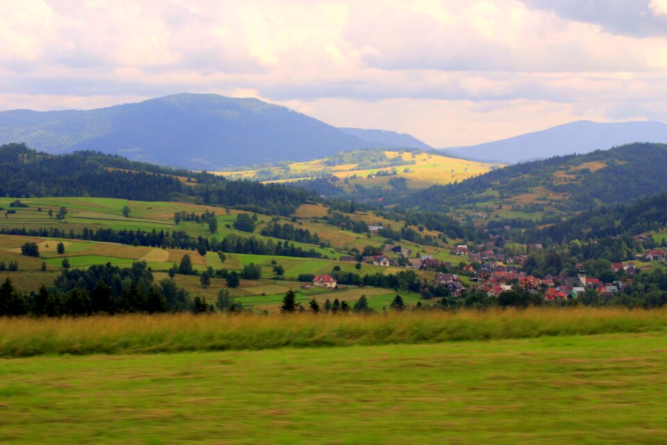 Mountains nature panoramic