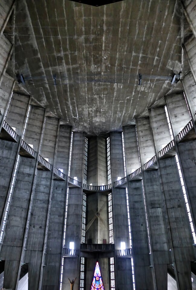 Blanket concrete church