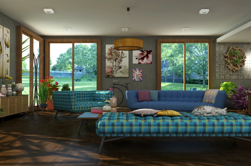 Indoor casual furniture