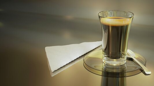 Coffee break cappuccino espresso photo