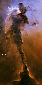 Eagle nebula ic 4703 fog photo