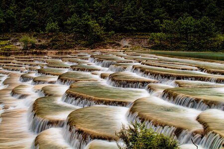 Flowing jade dragon snow mountain landscape