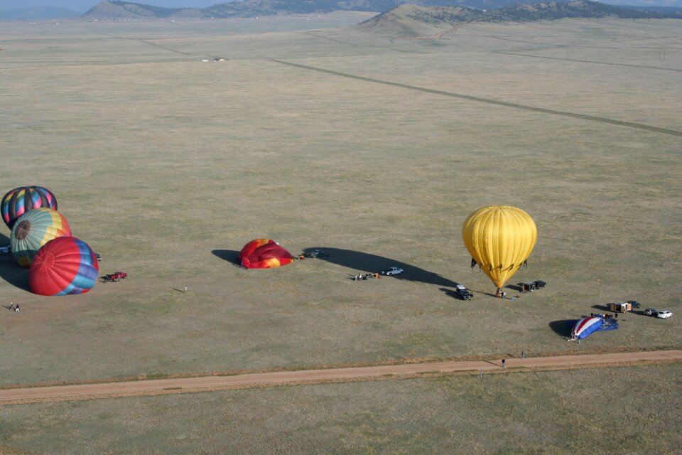 Aviation ballooning flying