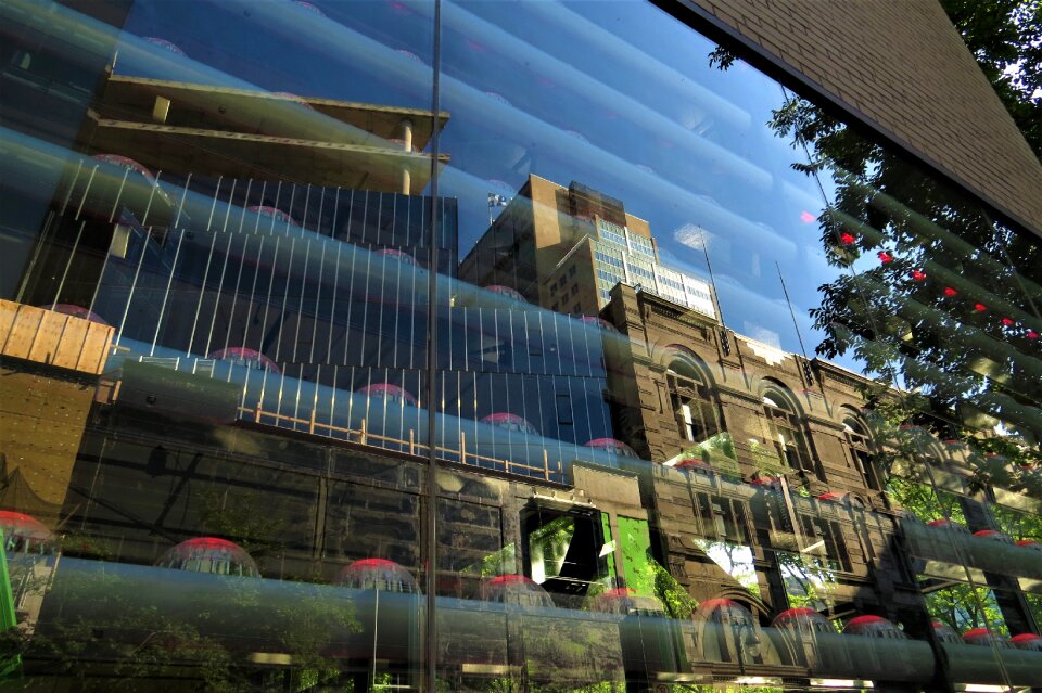 Building reflections downtown
