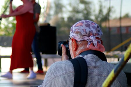 Photographer action photography