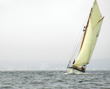 Sail water boat photo