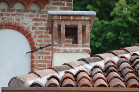 Roof tiles brick