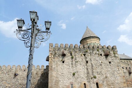 Cathedral tower wall photo