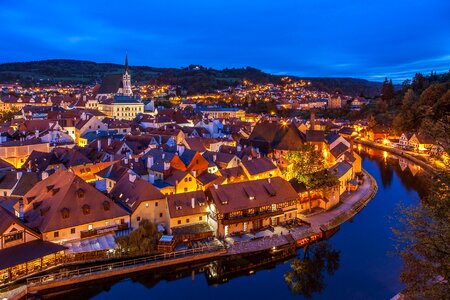 Cesky krumlov small town ck