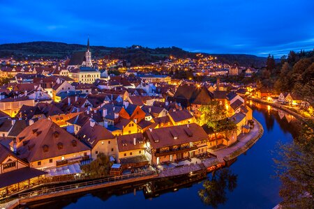 Cesky krumlov small town ck photo