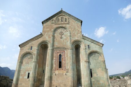 Cathedral tower wall photo