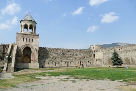 Cathedral tower wall photo