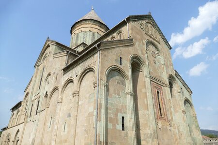 Cathedral tower wall photo