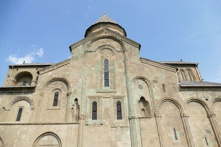 Cathedral tower wall photo