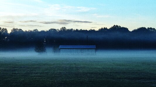 Rural autumn morning