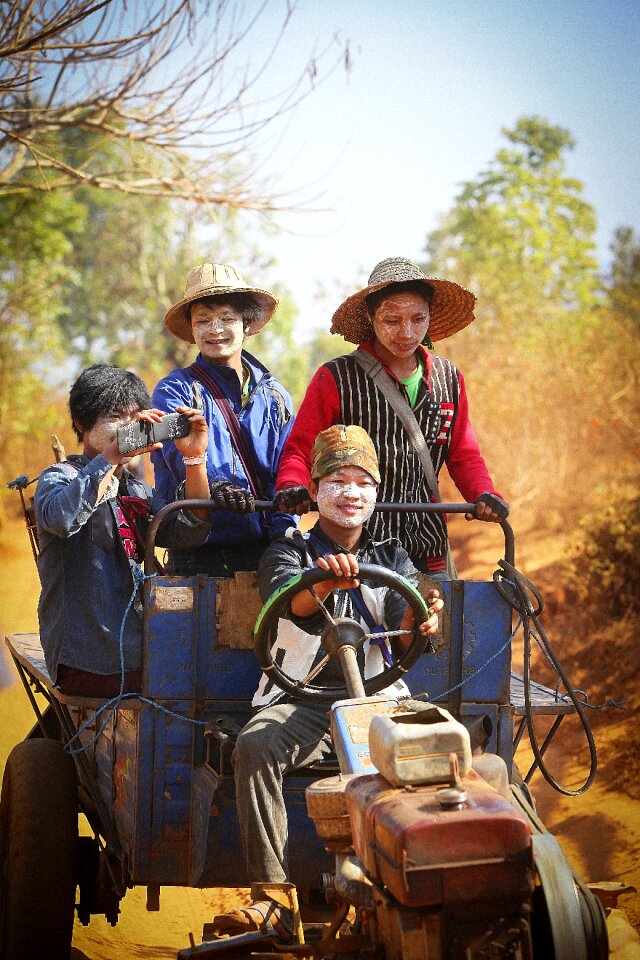 Landscape asia farmer