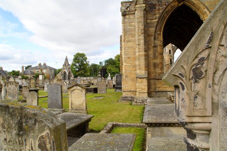 Grave stones ruin graves