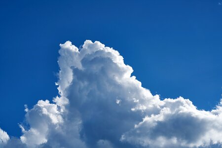 Clouds blue air