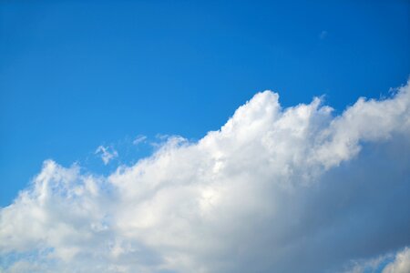 Clouds blue air photo