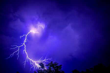 Lightning thunderstorm storm photo