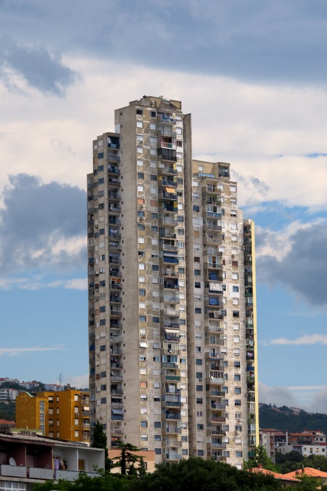 Skyscraper building architecture