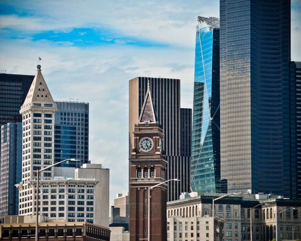 Sky clock face seattle