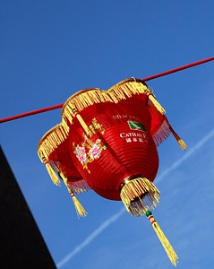 Chinese lantern red photo