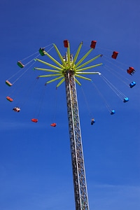 Air amusement blue