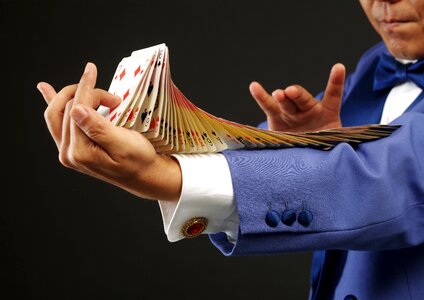 Card trump magician photo