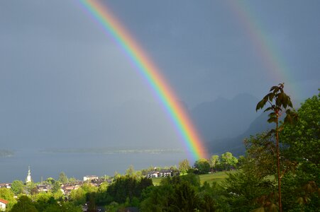 Lake wolfgang sky nature