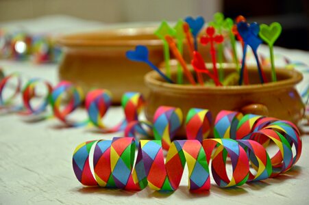 Party carnival table decorations