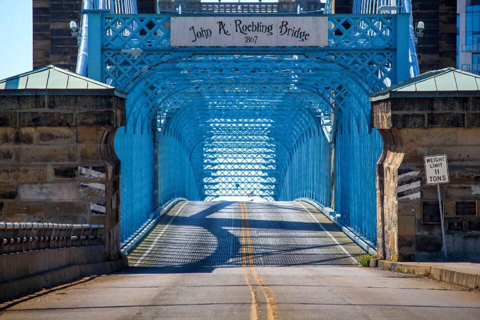 Blue city water