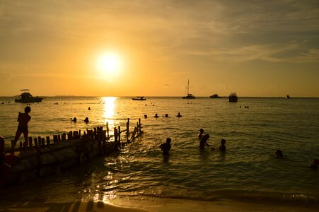 Beach peace sky photo