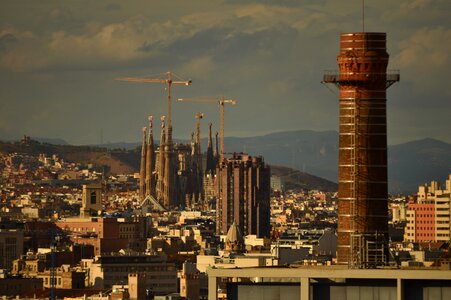 City europe sagrada família photo