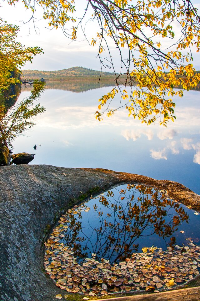 Autumn landscape travel