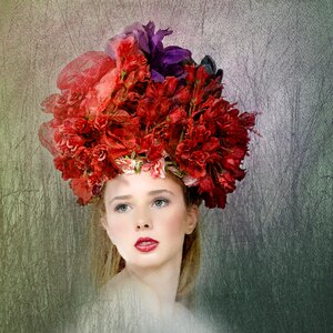 Beauty blond femininity