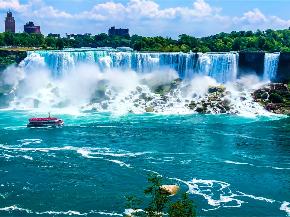 Usa landscape waterfalls