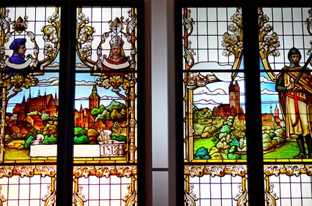 Frombork copernicus museum stained glass windows